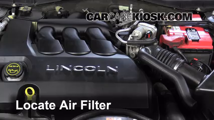 2006 Lincoln Zephyr 3.0L V6 Air Filter (Engine) Check
